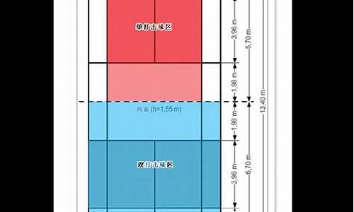 单双打羽毛球界限,羽毛球界限